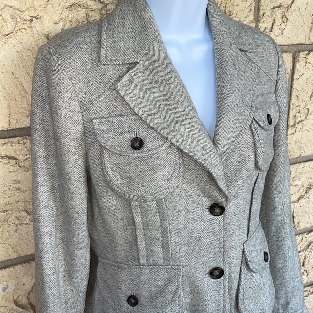 Banana Republic Blazer Coat Pockets Wool Blend
Size Med